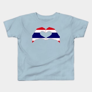 We Heart Thailand Patriot Flag Series Kids T-Shirt